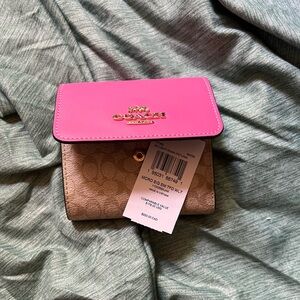 Brand New Coach Pink Wallet